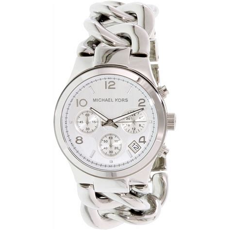 michael kors mk3149 ladies watch runway silver chain bracelet mk3149|Michael Kors MK3149 Women's Runway Chronograph Twist .